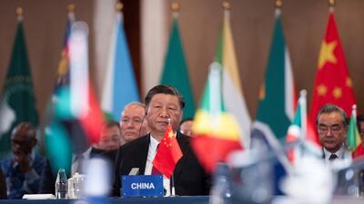 Chinese President Xi Jinping at the BRICS Summit in Johannesburg, South Africa on August 24. (Reuters Photo) Chinese President Xi Jinping at the BRICS Summit in Johannesburg, South Africa on August 24. (Reuters Photo)