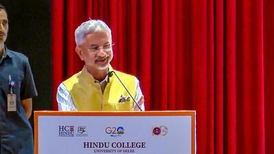 External affairs minister S Jaishankar in New Delhi on Thursday. (PTI) External affairs minister S Jaishankar in New Delhi on Thursday. (PTI)