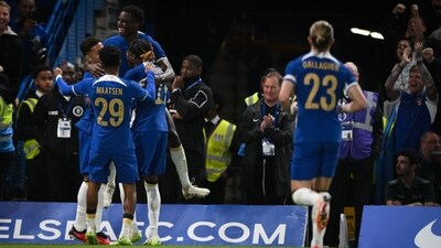 Chelsea players celebrate (AFP) Chelsea players celebrate (AFP)