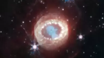 JWST unveils stunning details of SN1987A supernova, 170,000 light-years away. Rings of gas and dust illuminate the explosion's history, offering fresh insights. (SOURCE, NASA/ESA/CSA/M.MATSUURA ET AL) JWST unveils stunning details of SN1987A supernova, 170,000 light-years away. Rings of gas and dust illuminate the explosion's history, offering fresh insights. (SOURCE, NASA/ESA/CSA/M.MATSUURA ET AL)