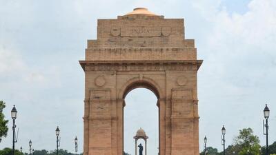 India Gate in New Delhi. (ANI Photo)