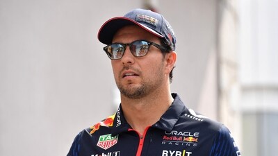 Red Bull's Sergio Perez ahead of the Grand Prix (REUTERS)
