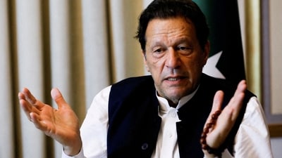 Former Pakistani prime minister Imran Khan. (Reuters)