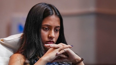 Divya Deshmukh shared the top spot after the first day of the women’s rapid event (PTI)