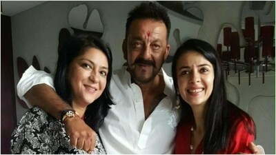 Sanjay Dutt celebrated Raksha Bandhan with an adorable picture of him hugging his sisters, Priya and Anju. "My dearest Priya and Anju, on this Raksha Bandhan, I want to remind you both of the deep love and respect I hold for you. Just as you've been my pillars of strength, I promise to always stand by you, protecting and cherishing our bond. May our connection remain as pure and unbreakable as a sister's love. Wishing you a joyful and blessed Raksha Bandhan," he captioned the post.&nbsp; (Instagram)