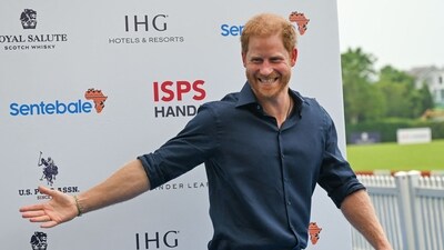 Britain's Prince Harry attends the Sentebale ISPS Handa Polo Cup in Singapore on August 12, 2023. (Photo by Roslan RAHMAN / AFP) (AFP) Britain's Prince Harry attends the Sentebale ISPS Handa Polo Cup in Singapore on August 12, 2023. (Photo by Roslan RAHMAN / AFP) (AFP)