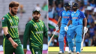 Haris Rauf bowling to Virat Kohli or Shaheen Afridi steaming in against Rohit Sharma will make for fantastic viewing. (Getty Images) Haris Rauf bowling to Virat Kohli or Shaheen Afridi steaming in against Rohit Sharma will make for fantastic viewing. (Getty Images)