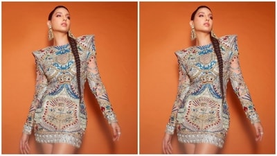 On Wednesday, Nora gave her fans a mid-week treat as she took to Instagram to upload a series of pictures accompanied by the caption "Flip a switch on a prick then I come alive in the nighttime". (Instagram/@norafatehi) On Wednesday, Nora gave her fans a mid-week treat as she took to Instagram to upload a series of pictures accompanied by the caption "Flip a switch on a prick then I come alive in the nighttime". (Instagram/@norafatehi)