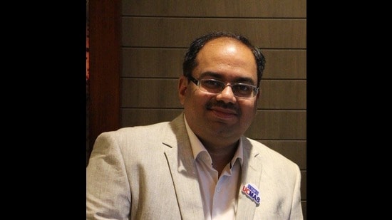 Rupesh Masson (49), bought land on moon on August 25. (HT Photo)