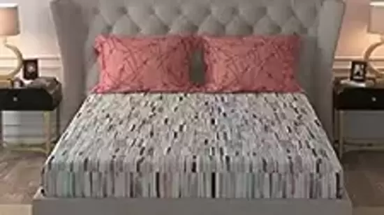 Fitted bed sheets with stylish prints can amp up your room setting. 