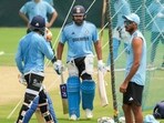 Indian cricket team captain Rohit Sharma during a training session ahead of the Asia Cup 2023, in Bengaluru