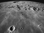 The image is believed to be that of a new crater prior to Luna-25’s crash. The image is believed to be that of a new crater prior to Luna-25’s crash.
