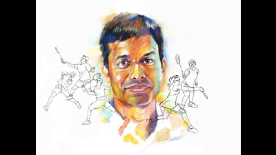 ‘Democracy doesn’t breed champions; champions breed champions,’ Gopichand has said. Today, if Indian badminton has reached the levels it has, its miraculous journey began with him. (HT illustration: Malay Karmakar) ‘Democracy doesn’t breed champions; champions breed champions,’ Gopichand has said. Today, if Indian badminton has reached the levels it has, its miraculous journey began with him. (HT illustration: Malay Karmakar)