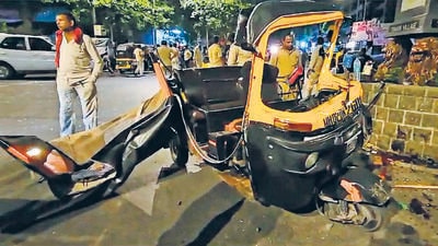 “We verified the incident from the CCTV footage and identified Sayyed from the registration number of the car. He was arrested on Friday morning,” the officer added. (HT PHOTO)