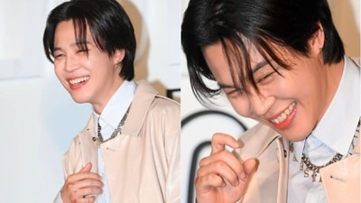 BTS Park Jimin's unreal visuals at Lady Dior event in South Korea's Seoul are a treat for fashion sore eyes (Photo by Twitter/_candyclover) BTS Park Jimin's unreal visuals at Lady Dior event in South Korea's Seoul are a treat for fashion sore eyes (Photo by Twitter/_candyclover)