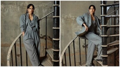 Sobhita Dhulipala garnered numerous compliments for her appearance in Made in Heaven Season 2. The actress, known for consistently impressing the fashion world with her wardrobe choices, once again captivated her fans with her powerful and stylish portrayal in a grey pantsuit, exuding a boss lady vibe. (Instagram/@sobhitad) Sobhita Dhulipala garnered numerous compliments for her appearance in Made in Heaven Season 2. The actress, known for consistently impressing the fashion world with her wardrobe choices, once again captivated her fans with her powerful and stylish portrayal in a grey pantsuit, exuding a boss lady vibe. (Instagram/@sobhitad)
