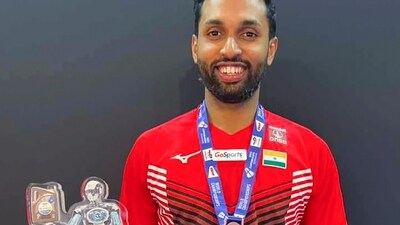 HS Prannoy after winning bronze at the World Championships last week. “During crucial points, when Gopi Sir asks me to do something, I don’t think twice, I just do it. That is the trust I have,” Prannoy says of India’s head coach. (PTI) HS Prannoy after winning bronze at the World Championships last week. “During crucial points, when Gopi Sir asks me to do something, I don’t think twice, I just do it. That is the trust I have,” Prannoy says of India’s head coach. (PTI)