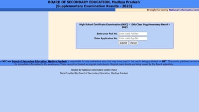 MP Board Class 10 Supplementary Result 2023 Declared, Check Now on mpbse.nic.in MP Board Class 10 Supplementary Result 2023 Declared, Check Now on mpbse.nic.in