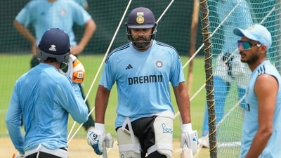 Indian cricket team captain Rohit Sharma during a training session ahead of the Asia Cup 2023, in Bengaluru (PTI) Indian cricket team captain Rohit Sharma during a training session ahead of the Asia Cup 2023, in Bengaluru (PTI)