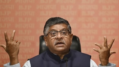 Senior BJP Leader Ravi Shankar Prasad (HT File Photo) Senior BJP Leader Ravi Shankar Prasad (HT File Photo)