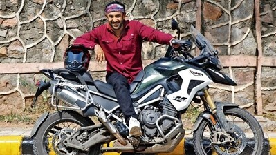 Actor Amit Sadh is a bike enthusiast and adventurer. (Dhruv Sethi/HT) Actor Amit Sadh is a bike enthusiast and adventurer. (Dhruv Sethi/HT)