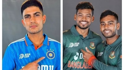 India and Bangladesh Asia Cup jerseys India and Bangladesh Asia Cup jerseys