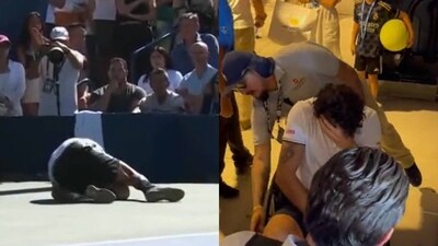 Matteo Berrettini incurs shocking injury during US Open match Matteo Berrettini incurs shocking injury during US Open match