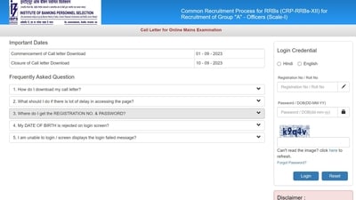 IBPS RRB Admit Card 2023 Released for Group "A" - Officers (Scale-I), Download Now from www.ibps.in IBPS RRB Admit Card 2023 Released for Group "A" - Officers (Scale-I), Download Now from www.ibps.in