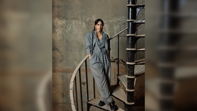 "When work is play! Last of the lot from my Made in heaven promotional tour. (This look was exclusively referred to as The Oppenheimer by the internal team lol..the movie fever was at its peak at the time)," Sobhita Dhulipala captioned her post. (Instagram/@sobhitad) "When work is play! Last of the lot from my Made in heaven promotional tour. (This look was exclusively referred to as The Oppenheimer by the internal team lol..the movie fever was at its peak at the time)," Sobhita Dhulipala captioned her post. (Instagram/@sobhitad)