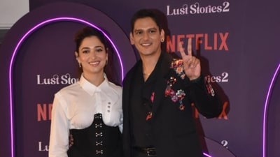 Tamannaah Bhatia and Vijay Varma at the Lust Stories 2 premiere in Mumbai in June. (File Photo/ Varinder Chawla) Tamannaah Bhatia and Vijay Varma at the Lust Stories 2 premiere in Mumbai in June. (File Photo/ Varinder Chawla)