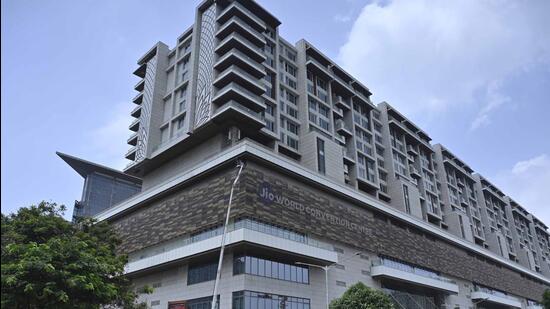 Mumbai, India - Sep 01, 2023 : Jio World Plaza on One Big fashion Brand has leased space inside Jio World at BKC, Bandra, in Mumbai, India, Thursday, Sep 01, 2023. (Photo by Vijay Bate/HT Photo)