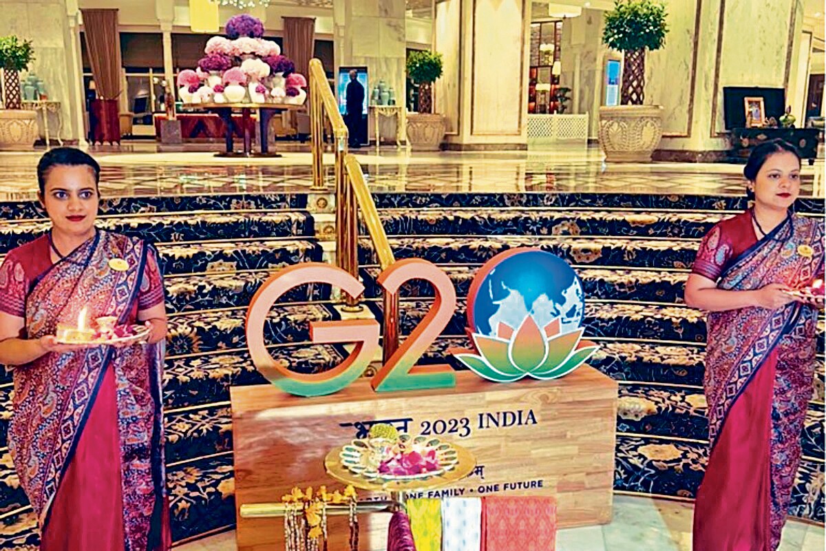 At the Taj Palace New Delhi hotel, guests will be welcomed with a traditional tika and aarti. (Photo: X) At the Taj Palace New Delhi hotel, guests will be welcomed with a traditional tika and aarti. (Photo: X)