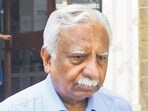 Former Jet Airways Chairman Naresh Goyal at ED office regarding Jet Airways case, in Mumbai, India, on Friday, 20 Mar, 2020. (Photo by Bhushan Koyande/HT)
