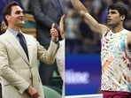 Carlos Alcaraz spoke about achieving a Roger Federer feat. Carlos Alcaraz spoke about achieving a Roger Federer feat.