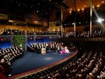 The foundation said Saturday it recognized “the strong reactions in Sweden, which completely overshadowed this message" and therefore it had decided not to invite the ambassadors of Russia, Belarus and Iran to the ceremony in Stockholm where the prizes in Sciences and Literatures are awarded. The foundation said Saturday it recognized “the strong reactions in Sweden, which completely overshadowed this message" and therefore it had decided not to invite the ambassadors of Russia, Belarus and Iran to the ceremony in Stockholm where the prizes in Sciences and Literatures are awarded.