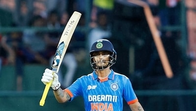India lost three wickets in the first 10 overs and were in trouble at 66/4 in the 15th when Ishan Kishan started powering a recovery. (BCCI Twitter) India lost three wickets in the first 10 overs and were in trouble at 66/4 in the 15th when Ishan Kishan started powering a recovery. (BCCI Twitter)