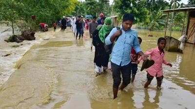 Amongst the major rivers, only Brahmaputra is flowing above the danger level at Dhubri, Goalpara, Guwahati, Tezpur and Neamatighat (File Photo)