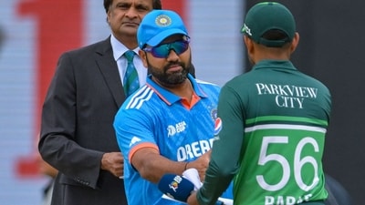 Rohit Sharma had won the toss and chose to bat first in Pallekele. (AP) Rohit Sharma had won the toss and chose to bat first in Pallekele. (AP)