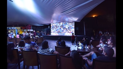 Match being screened (HT) Match being screened (HT)