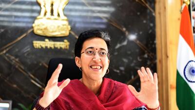 Senior Delhi minister Atishi spoke about the state government’s preparations for the G20 summit. (HT Photo)