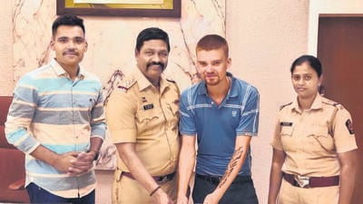They reached Mumbai on August 19, the officer said, adding, “During the next five days, not only Habermann sponsored the hotel stay and other expenses of the group, he also withdrew ₹3.75 lakh cash to hand over to the three accused. On their insistence, he also bought them gold biscuits worth ₹6.2 lakh, which they said would be used for making other jewelleries.” (HT PHOTO) They reached Mumbai on August 19, the officer said, adding, “During the next five days, not only Habermann sponsored the hotel stay and other expenses of the group, he also withdrew ₹3.75 lakh cash to hand over to the three accused. On their insistence, he also bought them gold biscuits worth ₹6.2 lakh, which they said would be used for making other jewelleries.” (HT PHOTO)