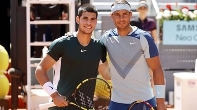 Carlos Alcaraz has never teamed up with Rafael Nadal for any tennis event in his career Carlos Alcaraz has never teamed up with Rafael Nadal for any tennis event in his career