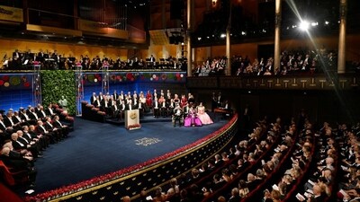 The foundation said Saturday it recognized “the strong reactions in Sweden, which completely overshadowed this message" and therefore it had decided not to invite the ambassadors of Russia, Belarus and Iran to the ceremony in Stockholm where the prizes in Sciences and Literatures are awarded. The foundation said Saturday it recognized “the strong reactions in Sweden, which completely overshadowed this message" and therefore it had decided not to invite the ambassadors of Russia, Belarus and Iran to the ceremony in Stockholm where the prizes in Sciences and Literatures are awarded.