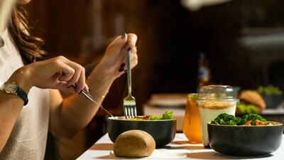 Monitor portion size: Menopause can bring hormonal changes that affect hunger and satiety cues. Be mindful of portion sizes and consider using smaller plates or bowls to help control portion sizes visually. (Unsplash)