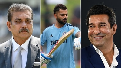 Ravi Shastri delivers another tracer-bullet. (Getty/PTI) Ravi Shastri delivers another tracer-bullet. (Getty/PTI)