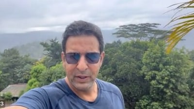 Wasim Akram updates fans on latest weather forecast from Kandy (X/Wasim Akram) Wasim Akram updates fans on latest weather forecast from Kandy (X/Wasim Akram)
