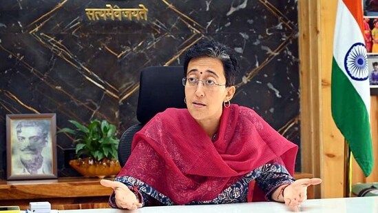 Revenue Minister of Delhi Atishi (HT File Photo)