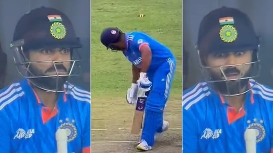Virat Kohli's expression said it all. (Screengrab)