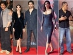 Shah Rukh Khan, Sunny Deol, Kiara Advani, Sidharth Malhotra, Kriti Sanon, Salman Khan and Kartik Aaryan at Gadar 2 success bash. Shah Rukh Khan, Sunny Deol, Kiara Advani, Sidharth Malhotra, Kriti Sanon, Salman Khan and Kartik Aaryan at Gadar 2 success bash.