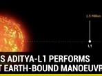 ISRO'S ADITYA-L1 PERFORMS FIRST EARTH-BOUND MANOEUVRE ISRO'S ADITYA-L1 PERFORMS FIRST EARTH-BOUND MANOEUVRE